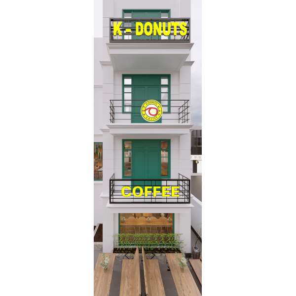 Thiết kế thi công quán café K – Donuts coffee