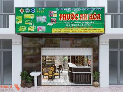 Thiết kế phòng khám đông y Phước An Hoà