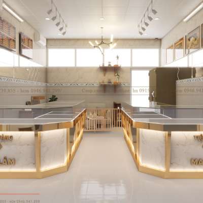 Thiết kế tiệm vàng Mai Lâm