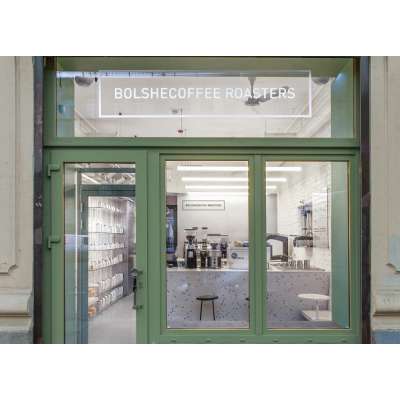 Thiết kế quán cà phê nhỏ gọn 42m2 Bolshe