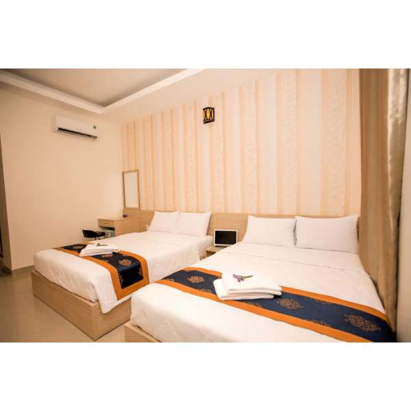 Thiết kế thi công phòng ngủ khách sạn 1sao 2 ngủ KS022