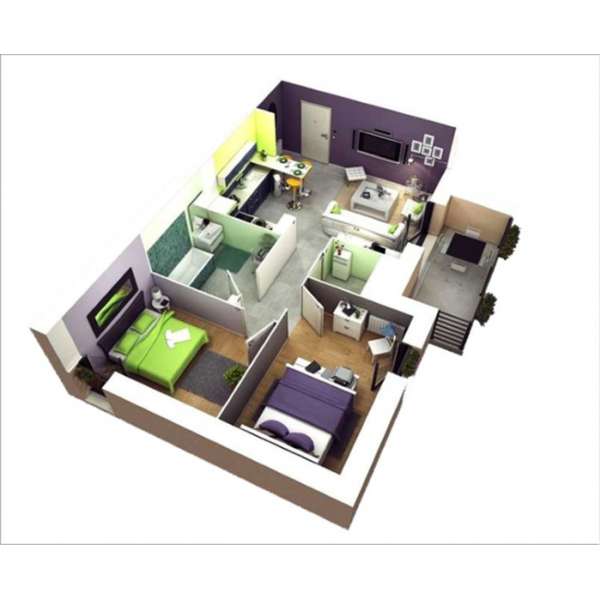 Hoàn thiện nội thất căn hộ 89m2 - 2 phòng ngủ CC920
