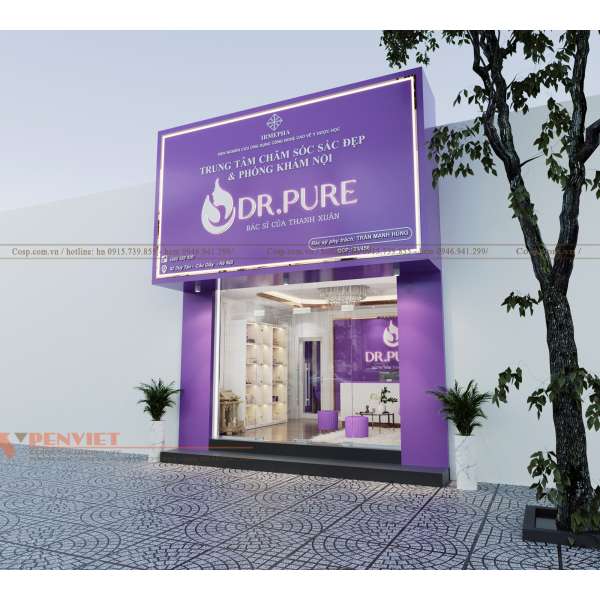 Thiết kế Spa Dr.Pure 60m2