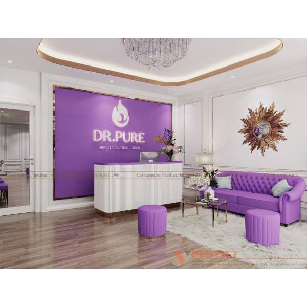 Thiết kế Spa Dr.Pure 60m2