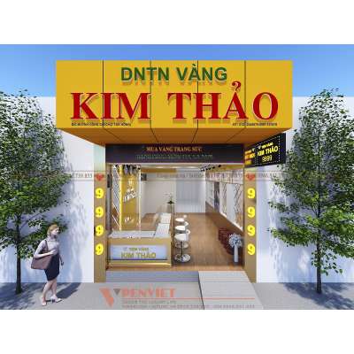 Thiết kế thi công tiệm vàng Kim Thảo