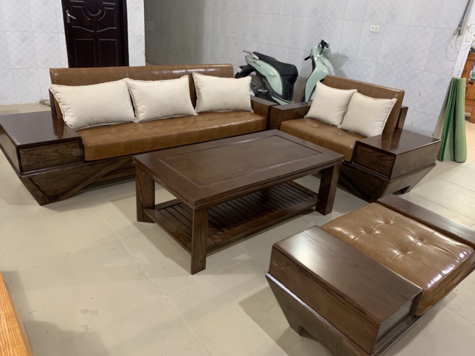 sofa gỗ phòng khách